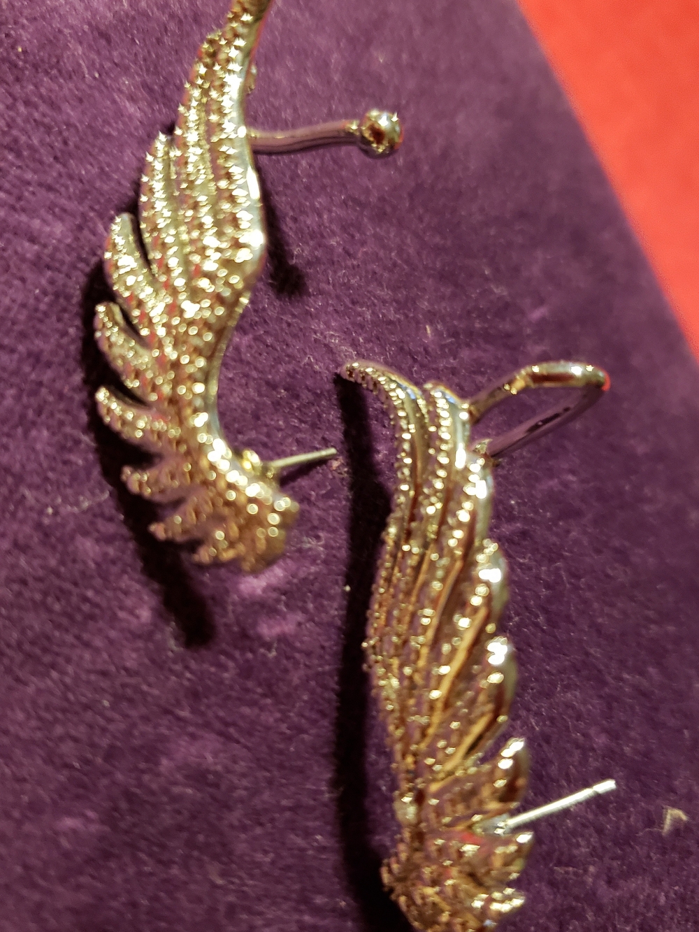 Sterling Silver Wing Ear Crawler Earrings - Women Jewelry